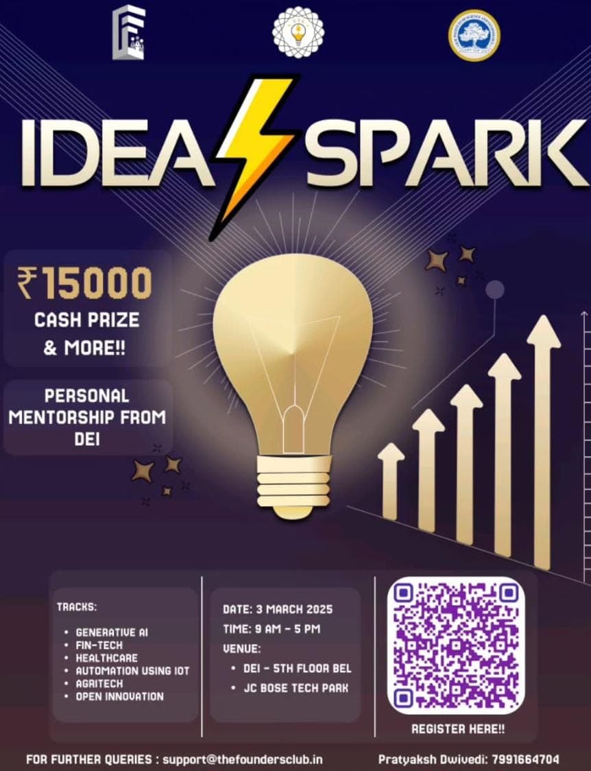 IdeaSpark 2025 – Igniting Minds, Sparking Innovation